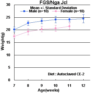 Body Weight Curve